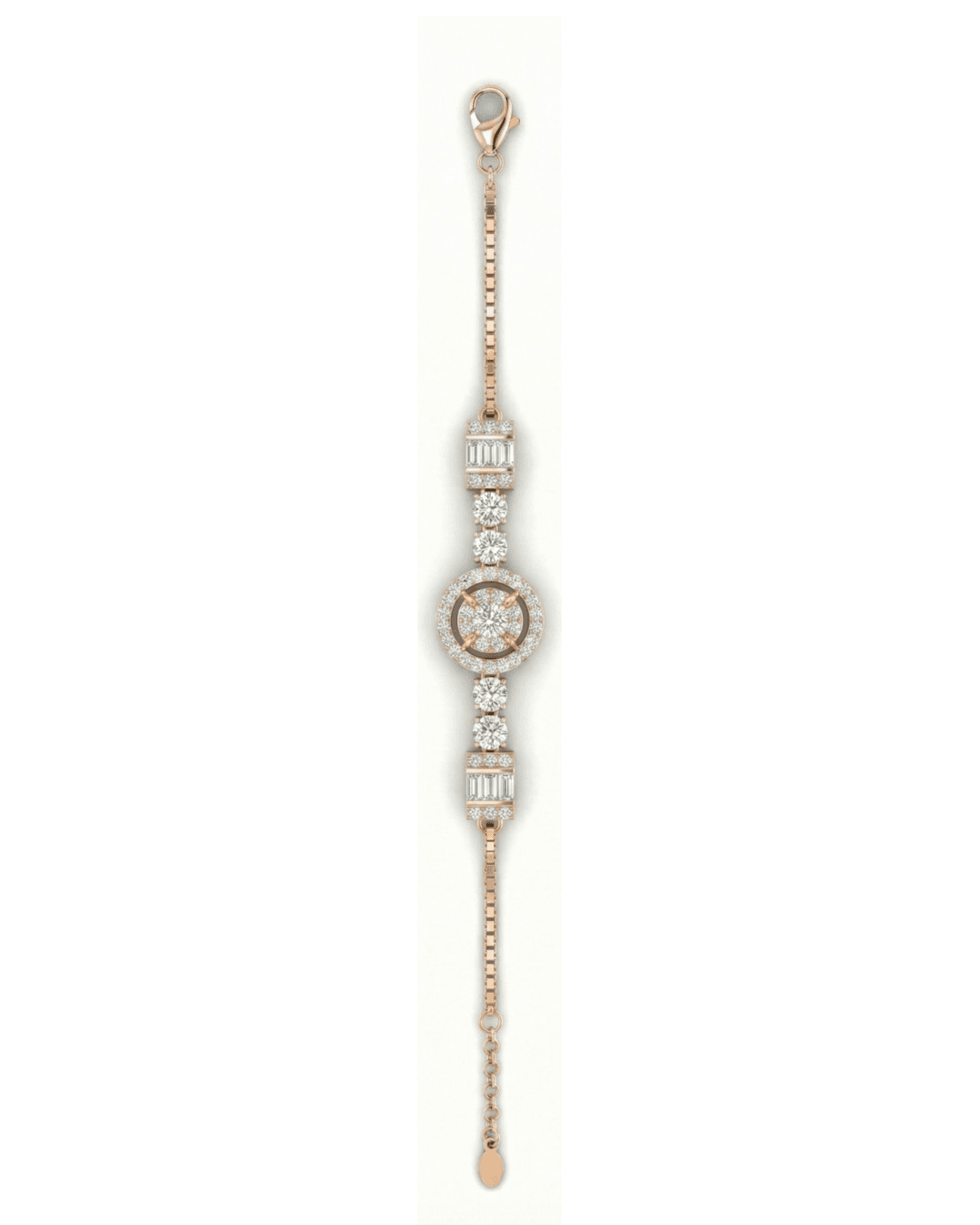 925 sterling silver 925 Silver (Rose Gold Plated) Aria Women's Bracelet view 2 India